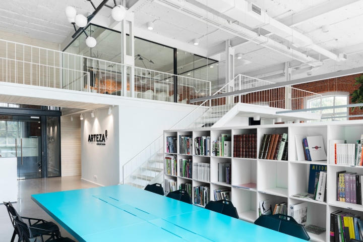 辦公空間,工作室設計,現代風格辦公室,設計師辦公室設計,俄羅斯ARTEZA,工廠改造,紅磚白牆