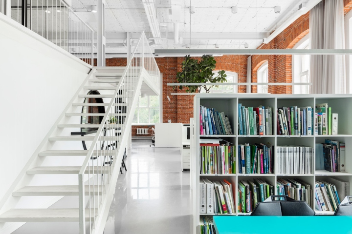 辦公空間,工作室設計,現代風格辦公室,設計師辦公室設計,俄羅斯ARTEZA,工廠改造,紅磚白牆