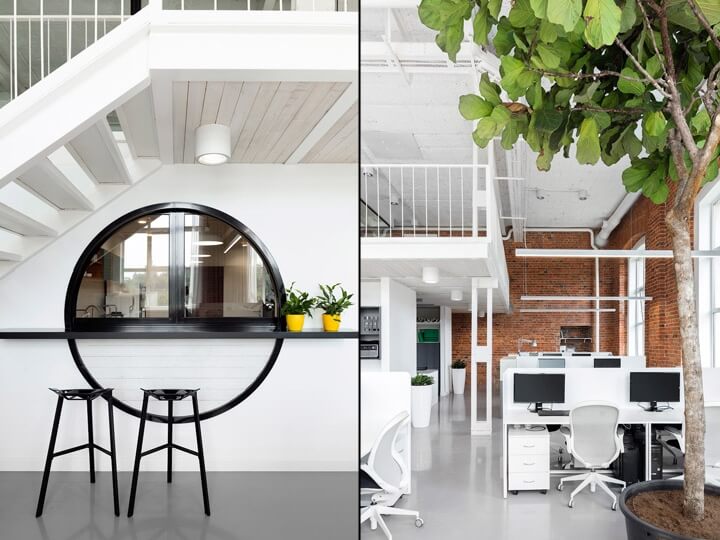 辦公空間,工作室設計,現代風格辦公室,設計師辦公室設計,俄羅斯ARTEZA,工廠改造,紅磚白牆