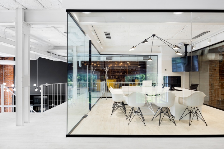 辦公空間,工作室設計,現代風格辦公室,設計師辦公室設計,俄羅斯ARTEZA,工廠改造,紅磚白牆