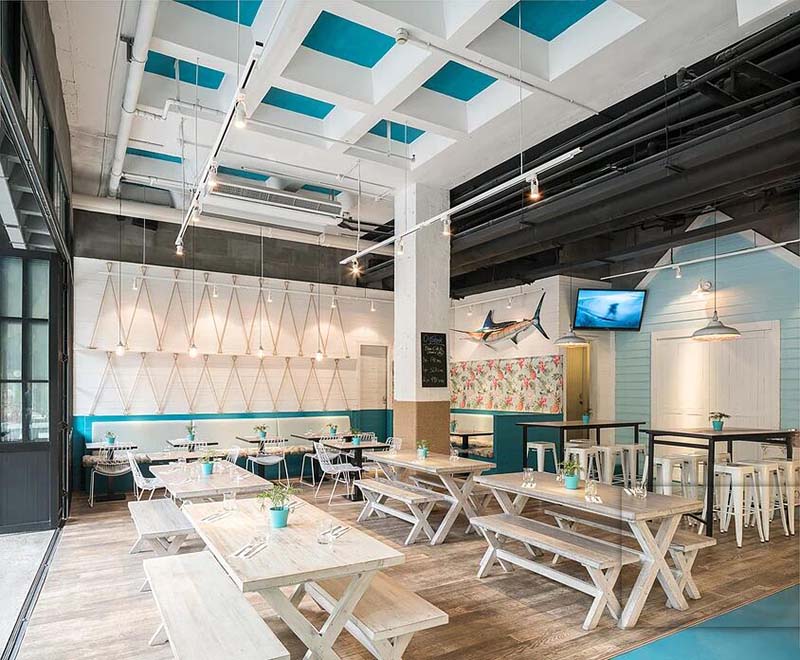 商業空間,餐飲設計,上海餐廳設計,海鮮餐廳設計,海鮮餐廳Hooked,