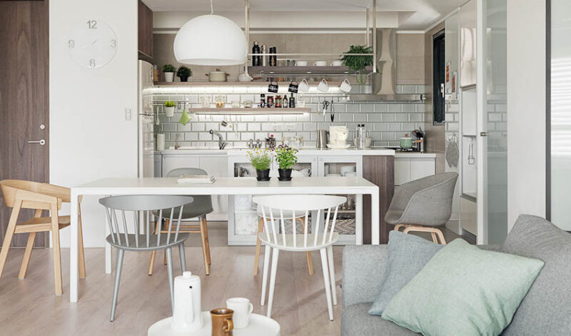 中國台灣新北120平米現代簡約風三口之家