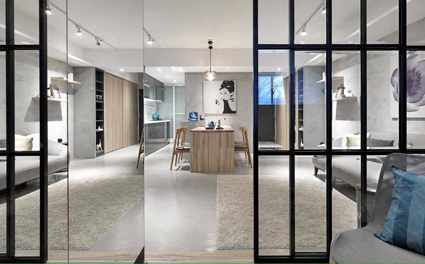 60多平米住宅設計，住宅空間設計，私宅空間設計，現代簡約風格住宅設計，台灣設計