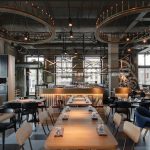 俄羅斯Grill Station工業風餐廳設計