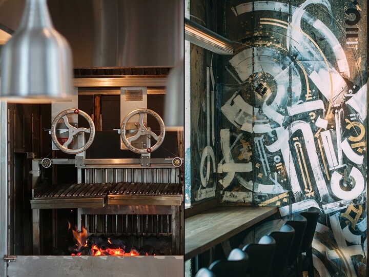 餐飲空間,餐廳設計,工業風餐廳設計,天然材料,聖彼得堡餐廳設計