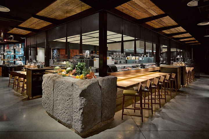 LOFT風格主題餐廳裝修設計效果圖