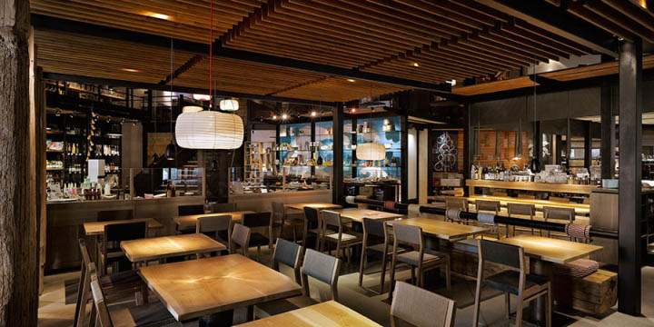 LOFT風格主題餐廳裝修設計效果圖