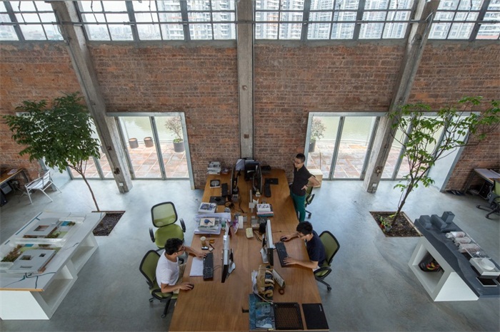 廣州源計劃LOFT風格辦公室裝修設計效果圖