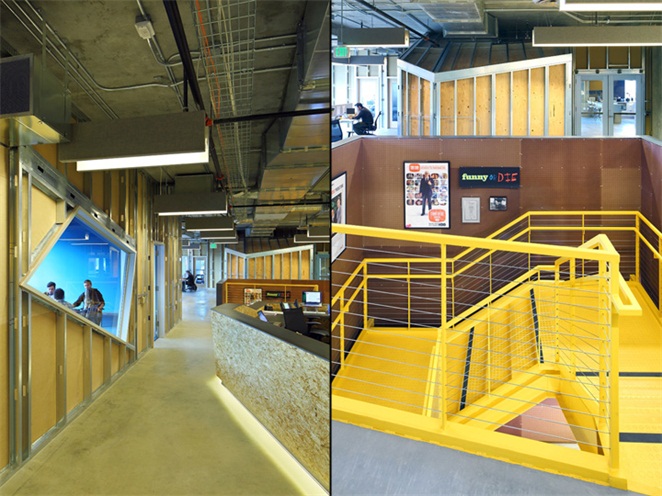 Funny Or DieLOFT風格辦公室裝修設計效果圖