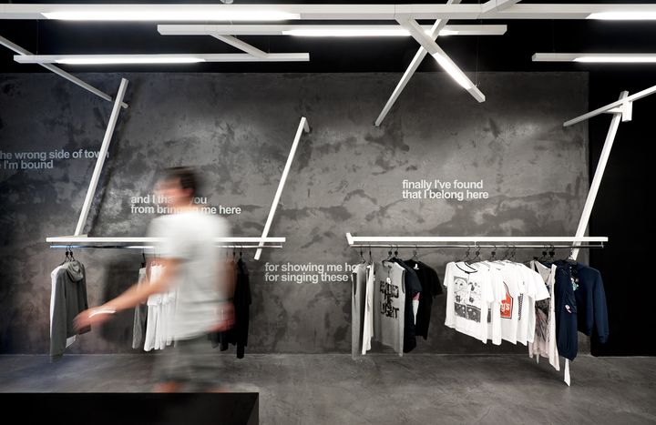 LOFT風格服裝專賣店裝修設計效果圖