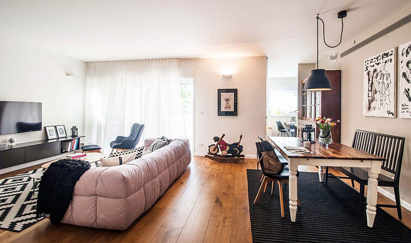 現代風格公寓裝修設計效果圖