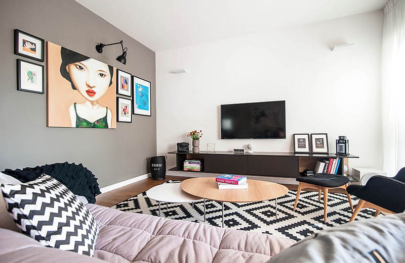 現代風格公寓裝修設計效果圖