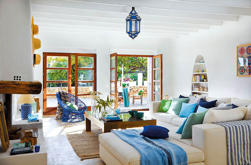 地中海風格公寓裝修設計效果圖