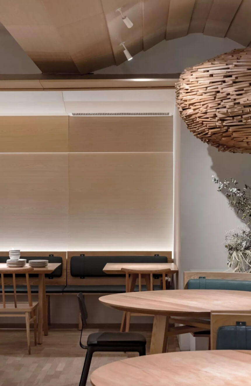 餐飲空間，北京APM店雁舍餐廳，古魯奇設計，北京湘菜餐廳設計，雁舍餐廳