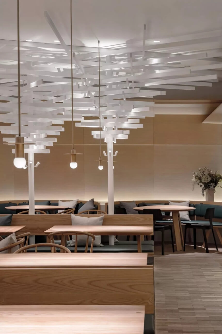 餐飲空間，北京APM店雁舍餐廳，古魯奇設計，北京湘菜餐廳設計，雁舍餐廳