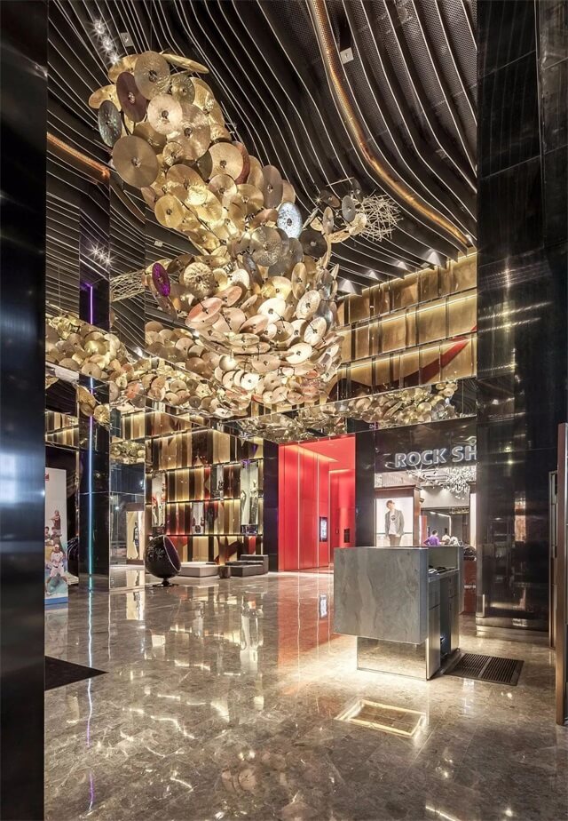 酒店空間,硬石酒店,深圳硬石酒店,設計酒店,搖滾風酒店設計,主題酒店