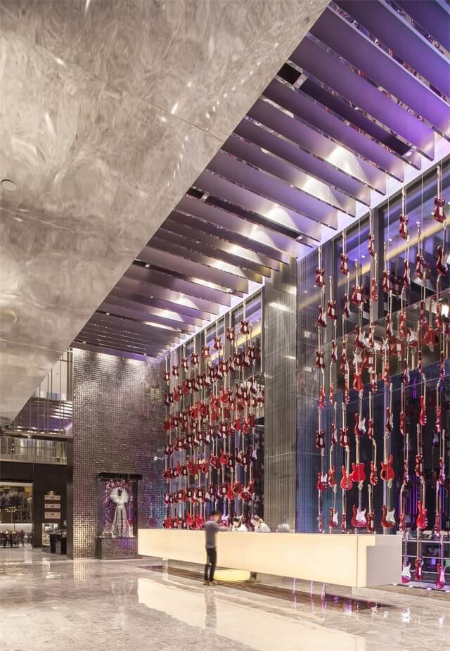 酒店空間,硬石酒店,深圳硬石酒店,設計酒店,搖滾風酒店設計,主題酒店