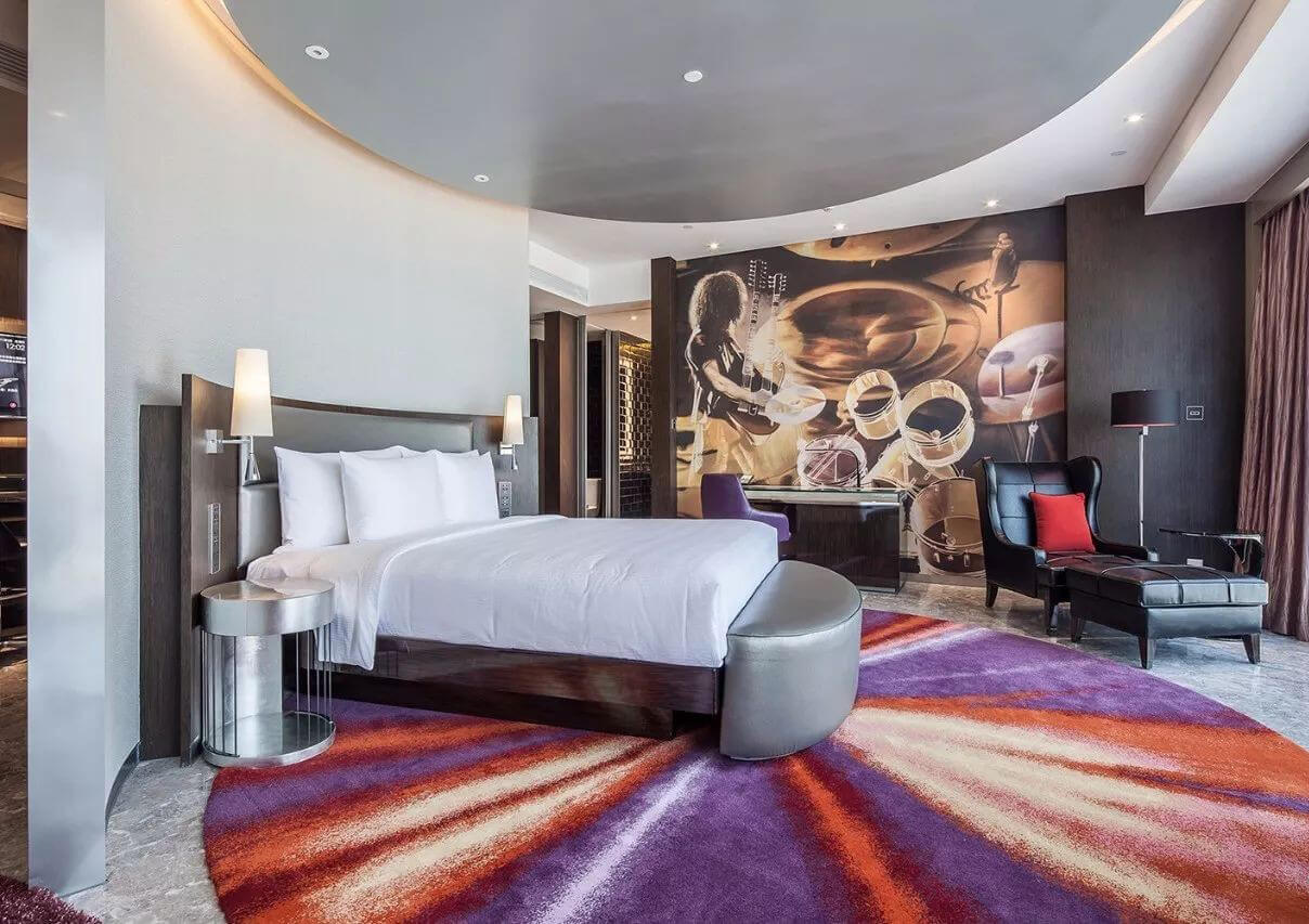 酒店空間,硬石酒店,深圳硬石酒店,設計酒店,搖滾風酒店設計,主題酒店