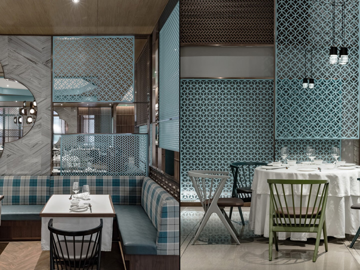 傳統與現代，古魯奇設計，上海餐廳設計，中餐廳設計