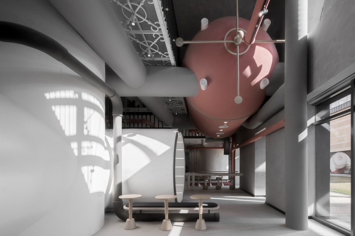 創意空間設計,上海寶龍創想實驗室,上海,工業風設計,唯想國際