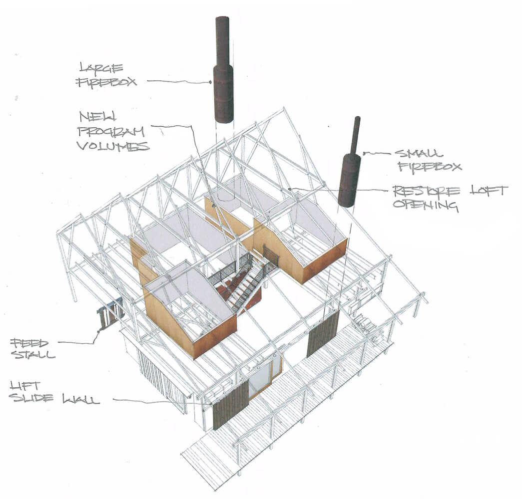 穀倉改造設計，建築改造設計，閣樓設計，loft改造設計，住宅改造設計