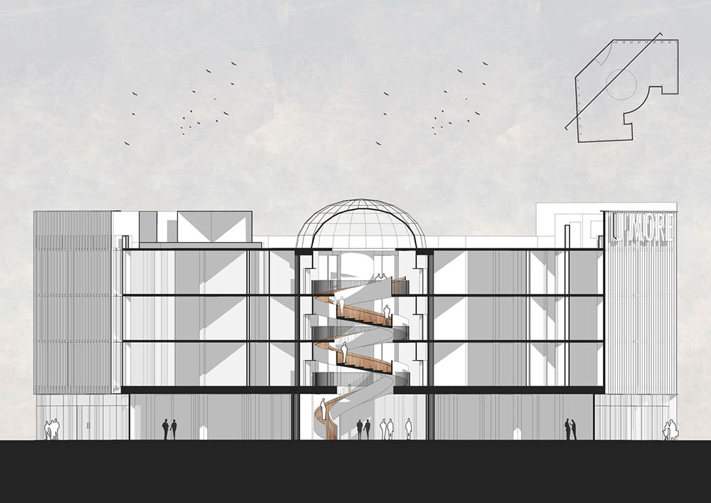 上海建築改造,辦公室改造設計,上海靜安和成大樓改造,舊建築改造設計,商業綜合體改造