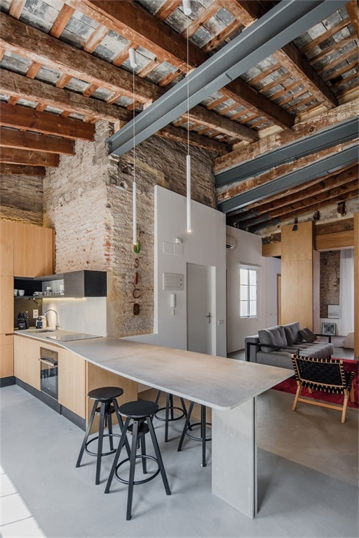 住宅空間，公寓翻修設計，老建築改造設計，私人住宅設計，Roberto Di Donato事務所