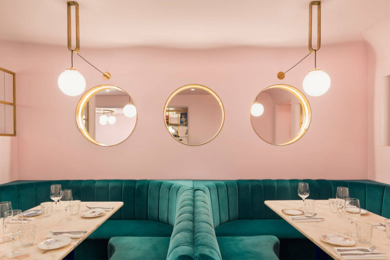 倫敦North Audley Canteen餐廳設計