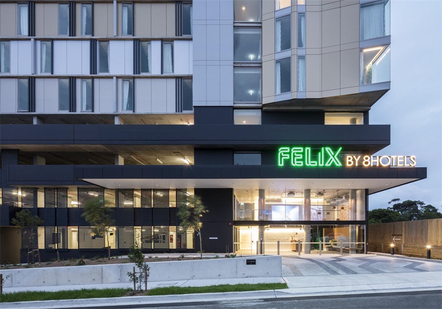 酒店空間，Felix酒店，悉尼酒店設計，機場旁酒店設計，設計酒店