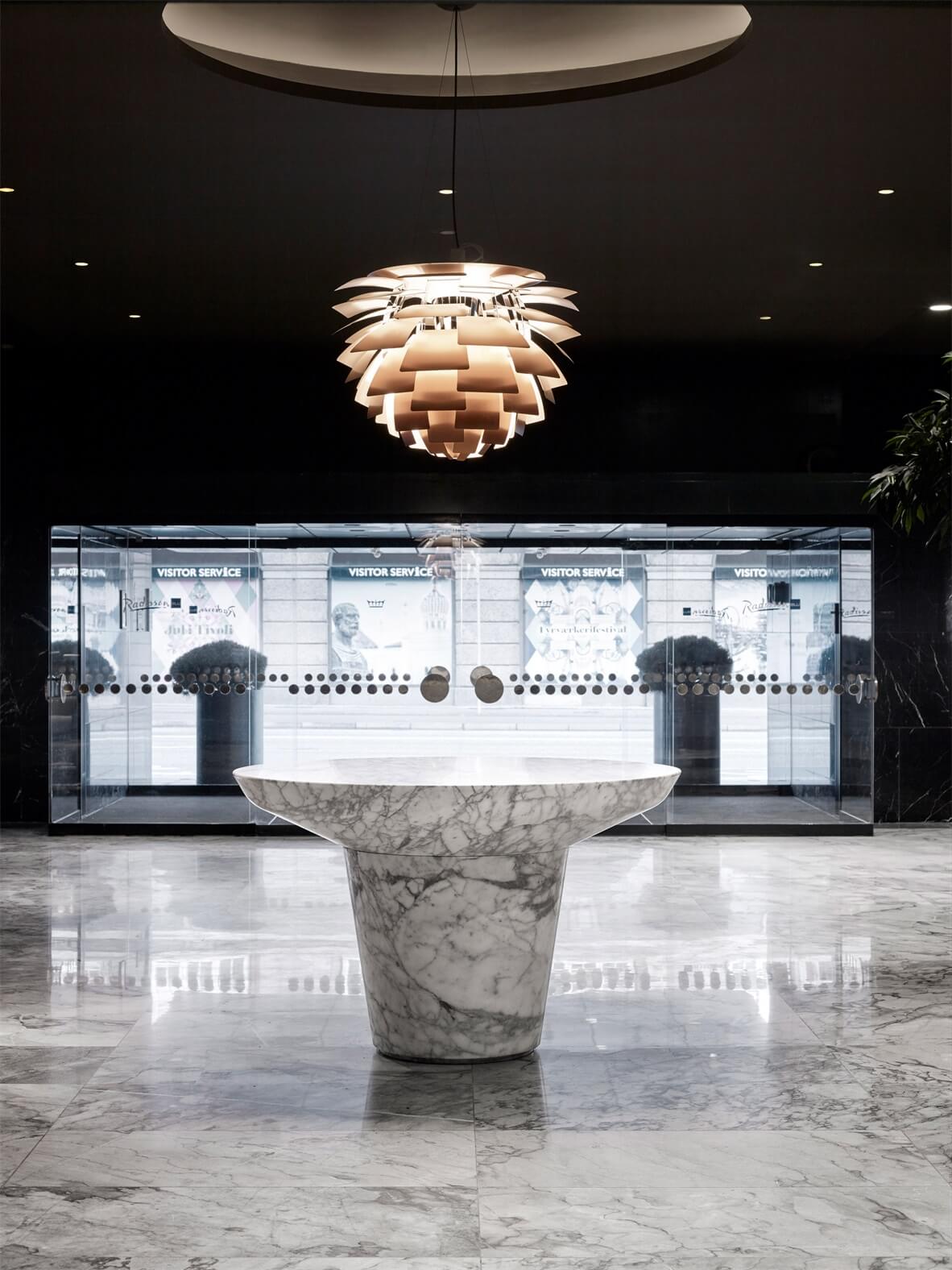 酒店空間，酒店翻新，拉迪森皇家酒店，丹麥設計師Arne Jacobsen，丹麥Space Copenhagen設計工作室，現代主義