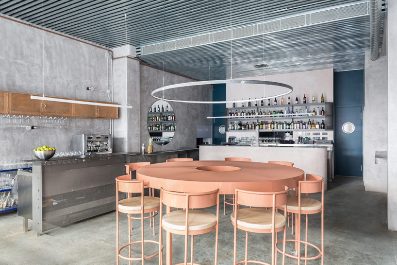 餐飲空間，西班牙餐廳設計，現代風格餐廳設計，混凝土元素，酒吧餐廳，lucas yhernández-gil工作室