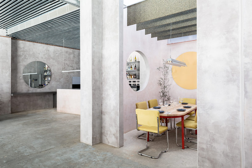 餐飲空間,西班牙餐廳設計,現代風格餐廳設計,混凝土元素,酒吧餐廳,lucas yhernández-gil工作室