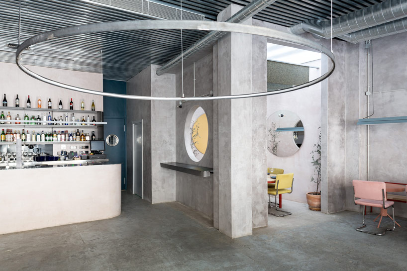 餐飲空間，西班牙餐廳設計，現代風格餐廳設計，混凝土元素，酒吧餐廳，lucas yhernández-gil工作室