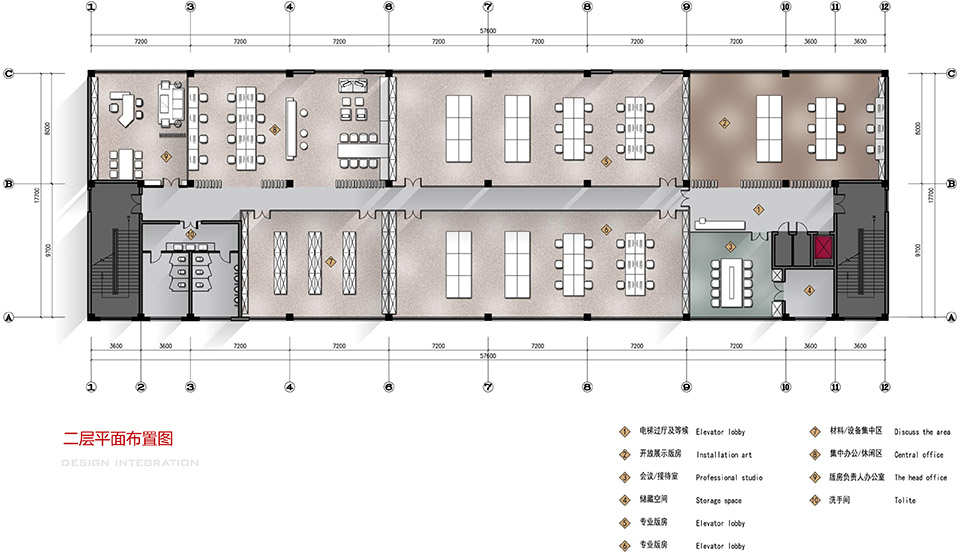 辦公空間,河北雄安,北京沅本聯合室內設計,北京服裝學院容成時尚創意產業園,現代風格