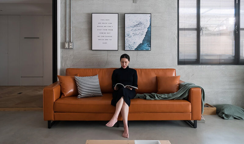 老房翻新之高雄90㎡水泥係設計師自住宅兼工作室