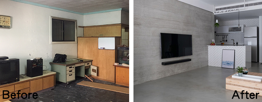 90平米住宅設計,住宅空間設計,私宅空間設計,水泥係住宅設計,台灣設計,設計師自宅工作室