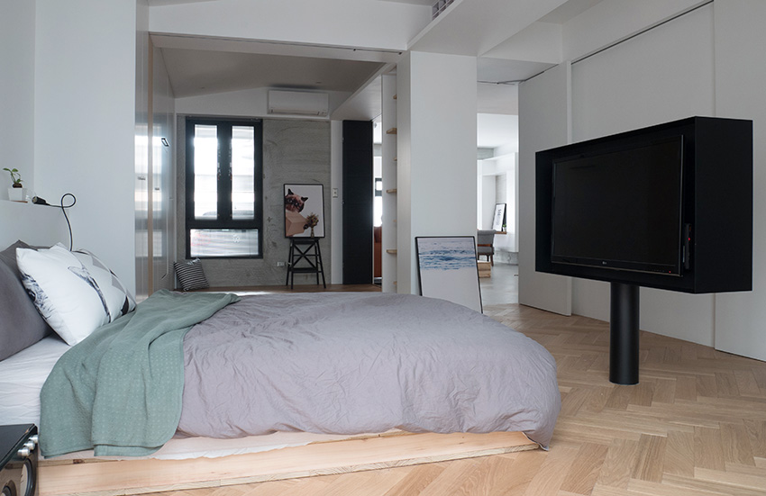 90平米住宅設計,住宅空間設計,私宅空間設計,水泥係住宅設計,台灣設計,設計師自宅工作室