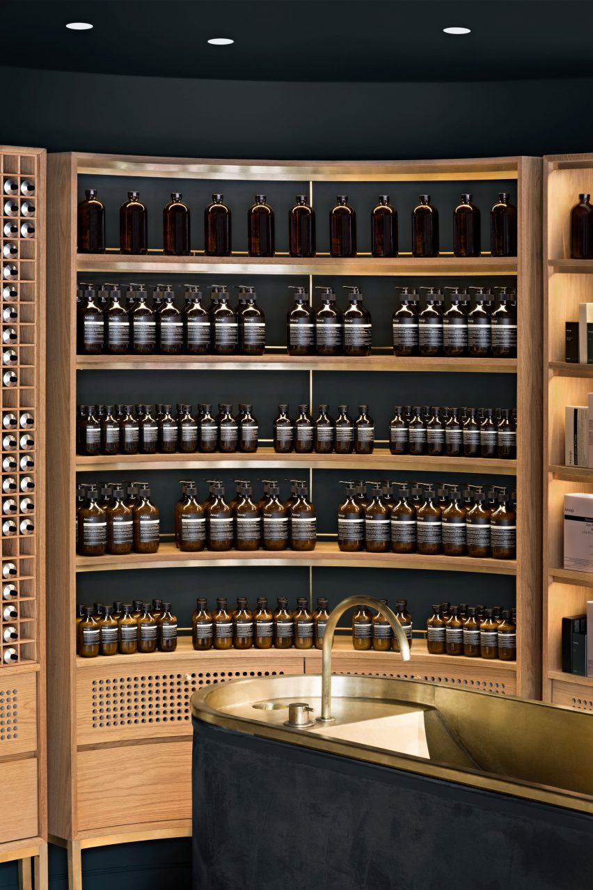 商業空間,Aesop店鋪設計,伊索店鋪設計,護膚品店麵設計,蒙特利爾