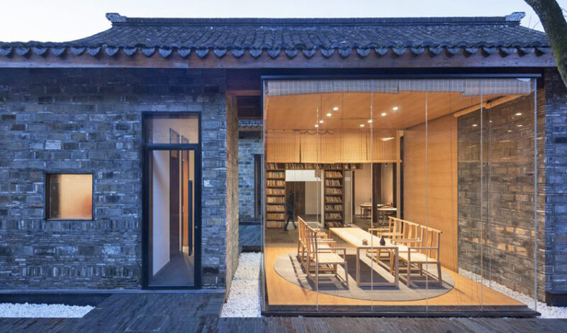 老漁村改造之南京蔣山村老宅變身社區閱讀中心