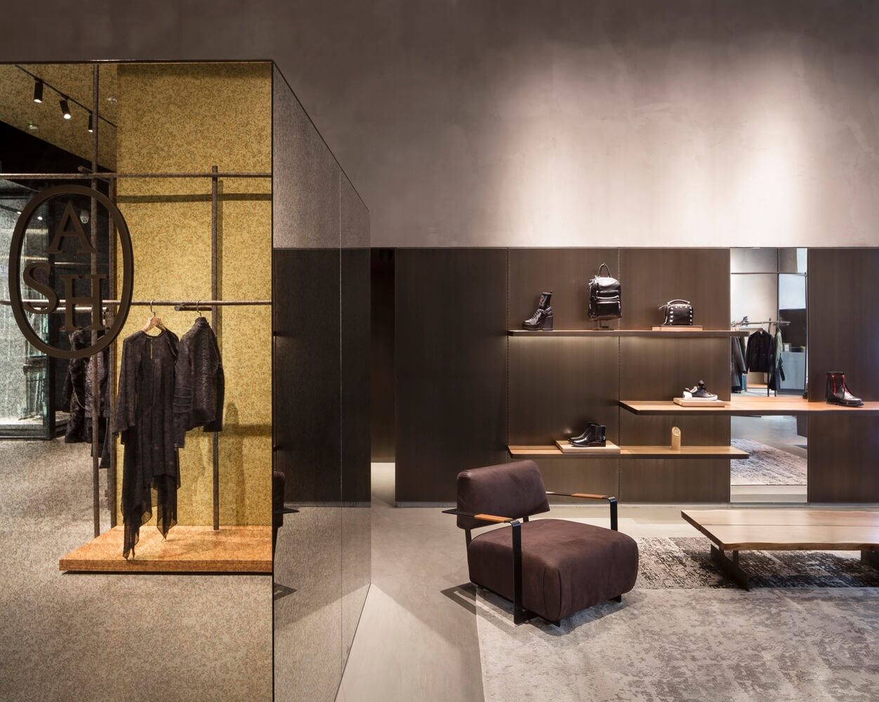 商業空間，傳統竹子腳手架，上海來福士ASH，上海ASH概念店設計，服裝店設計，西班牙設計大師Francesc Rifé，零售店設計