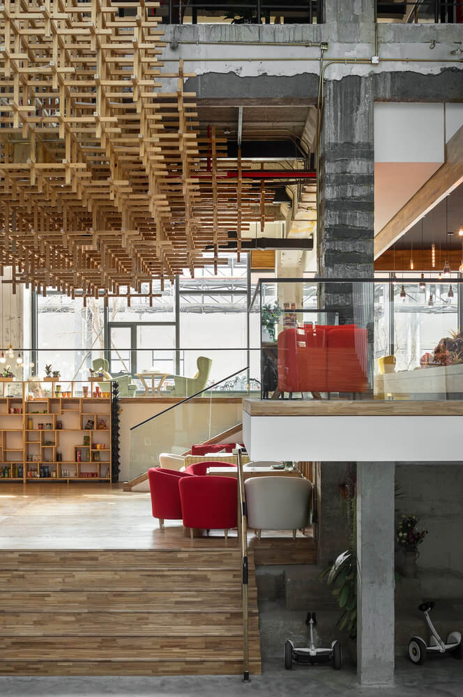 辦公空間,國內辦公室設計,北京蜂窩旅遊網全球總部設計,現代風格辦公室設計,科技公司辦公室設計,建築改造