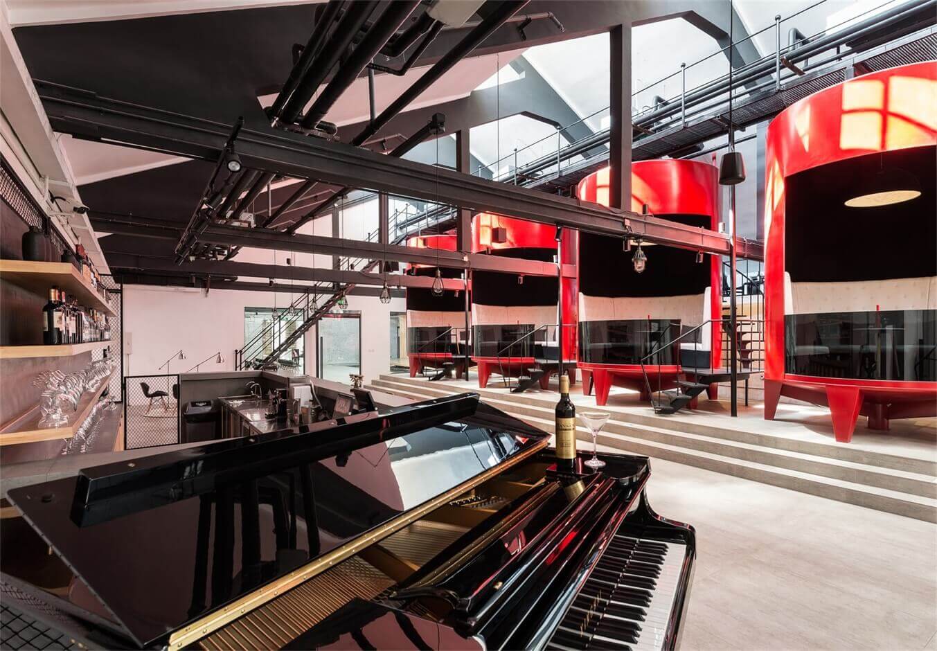 商業空間，廢舊建築廠房改造，建築改造，國際釀酒大師藝術館MIBA，酒廠設計，北京葡萄酒廠設計，複古工業風，中國台灣竹工凡木設計研究室