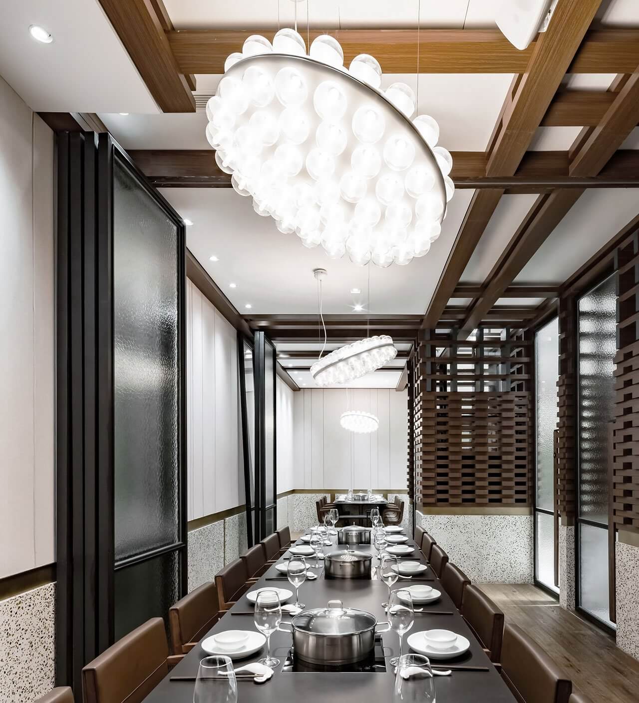 餐飲空間，古魯奇建築，官也街澳門火鍋店，北京，國內火鍋店設計