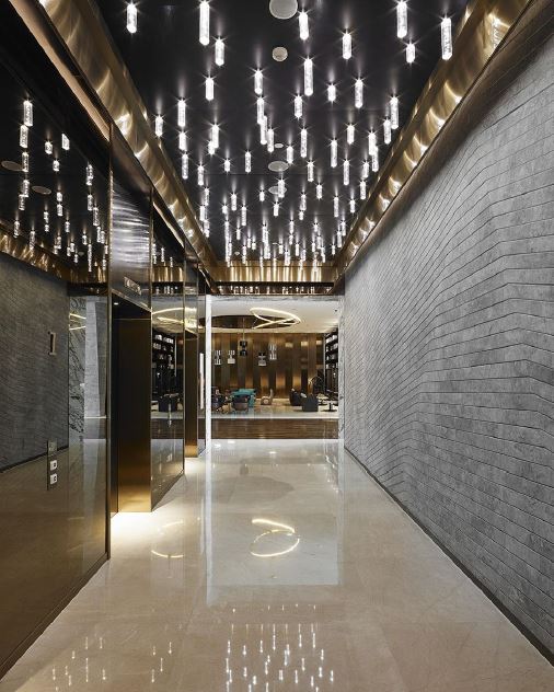 酒店空間，赫希貝德納聯合設計公司(HBA)，精品酒店設計，現代簡約風格，上海