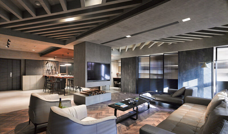 將青旅裝進家門！高雄135㎡工業風周末度假宅