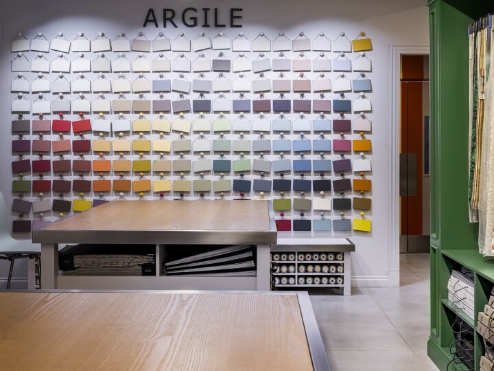 商業空間,塗料材料店鋪設計,英國古典風格,產品展示設計,零售店設計