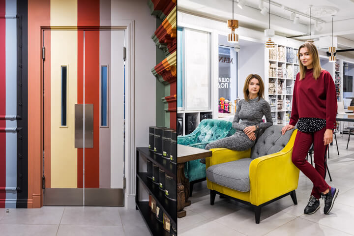 商業空間,塗料材料店鋪設計,英國古典風格,產品展示設計,零售店設計