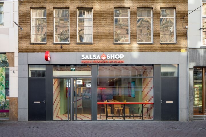 餐飲空間，快餐店設計，Salsa Shop餐廳，荷蘭海牙，國外餐廳設計