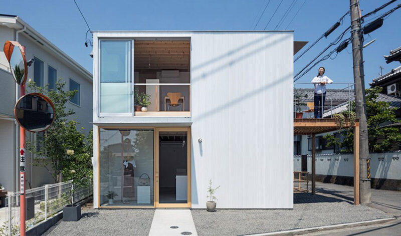 正方形之家—日本靜岡83㎡商住兩用宅設計