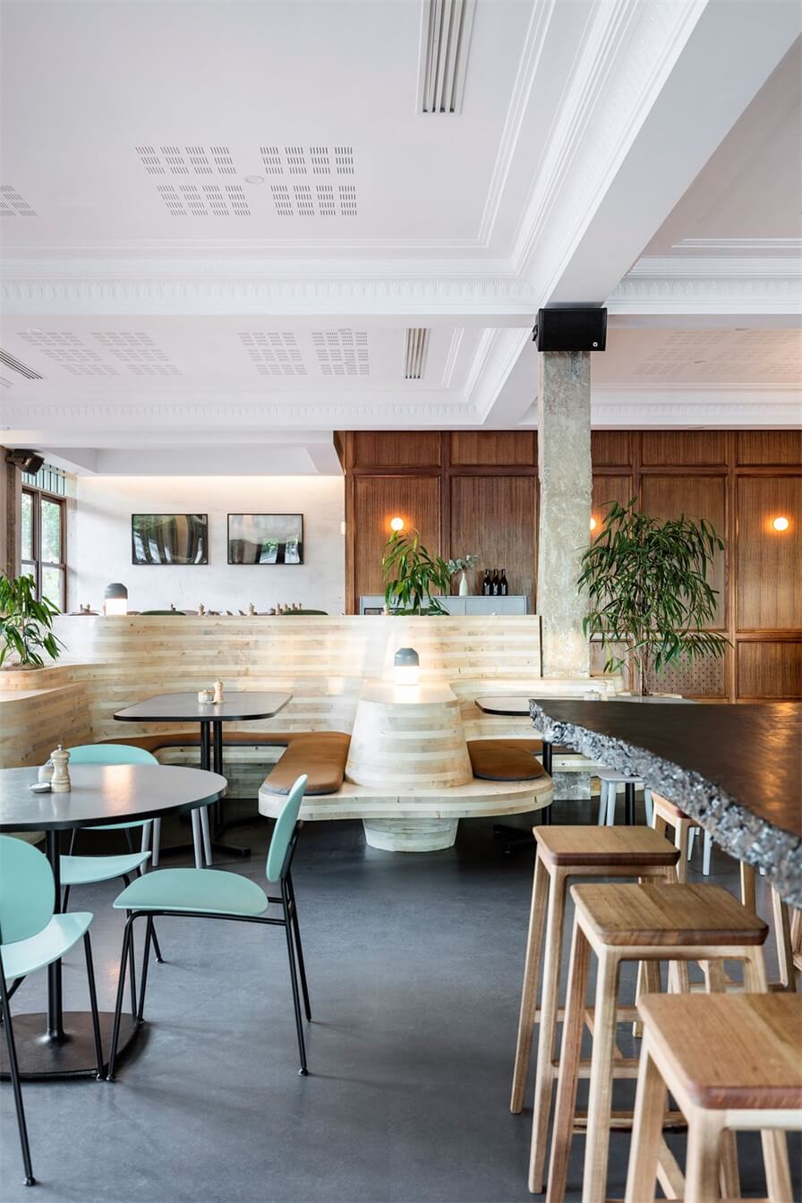 餐飲空間,咖啡館設計,堪培拉咖啡館設計,墨爾本Foolscap工作室,精品餐廳設計,自然風